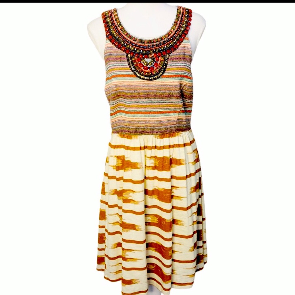 Lucky Brand Boho Beaded Ikat size XS